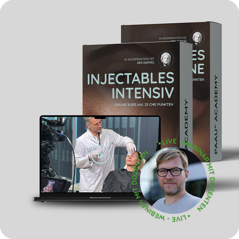 "Injectable Intensiv" - Interaktives Online Webinar inkl. 25 CME Punkte